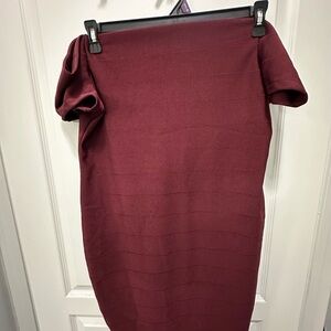 Forever 21 Rich Burgundy Dress